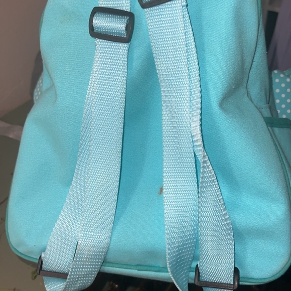 Little Critters Backpack PERSONALIZED Embroidered “BRANDY” Blue Butterfly - Picture 6 of 9